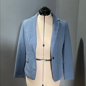 Banana Republic Women's Light Blue Blazer Size-6 Petite
